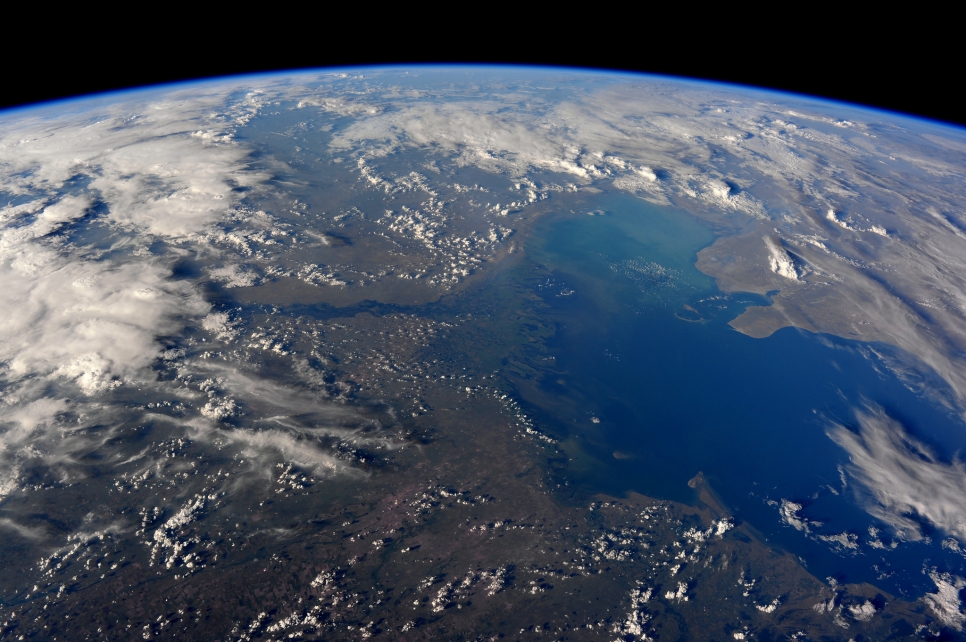 Волга и Каспийское море