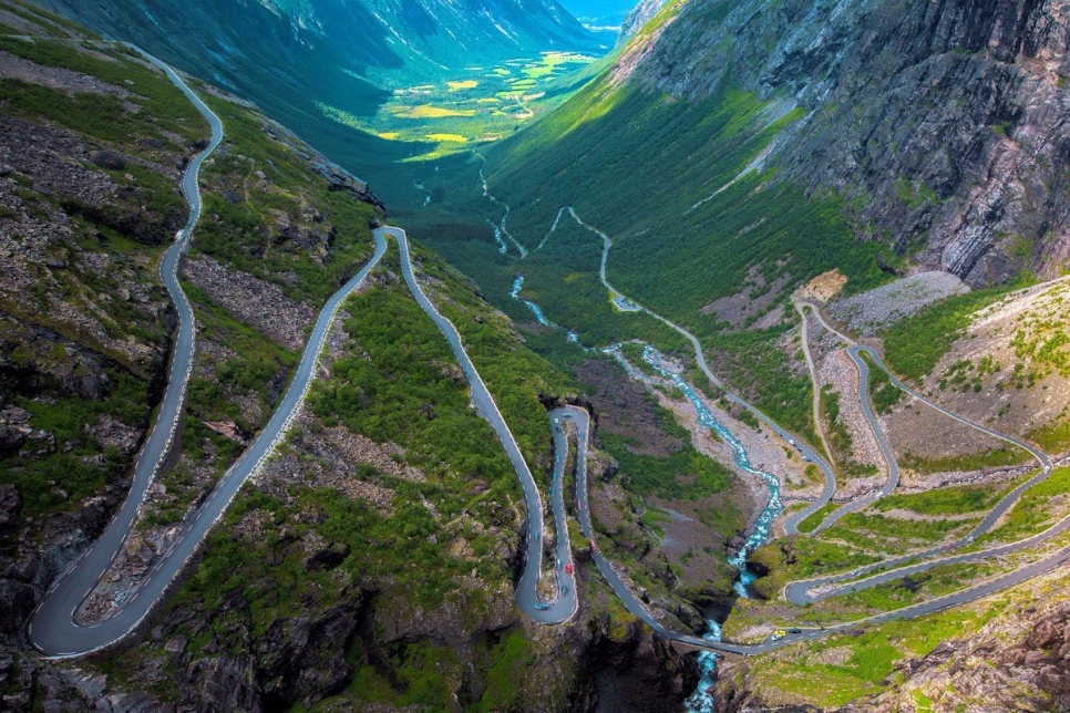 Дорога «Лестница троллей», Норвегия