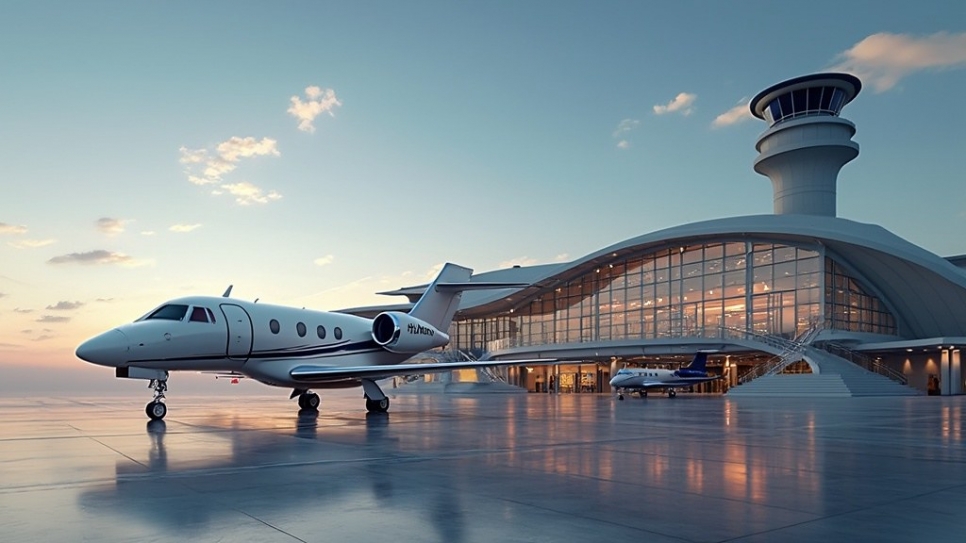 Терминал для обслуживания частных самолетов